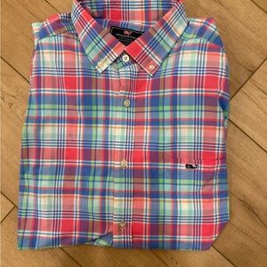 Vineyard Vines Men's Colorful Plaid Dress Shirt